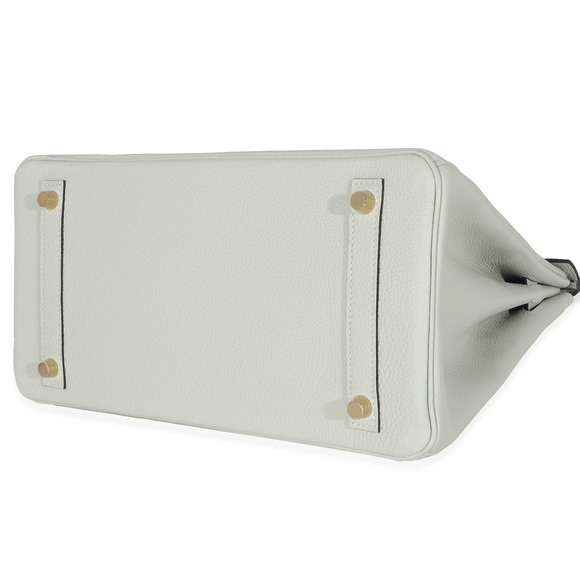 HERMES Gris Neve Togo Birkin 30 GHW - Picture 5 of 7